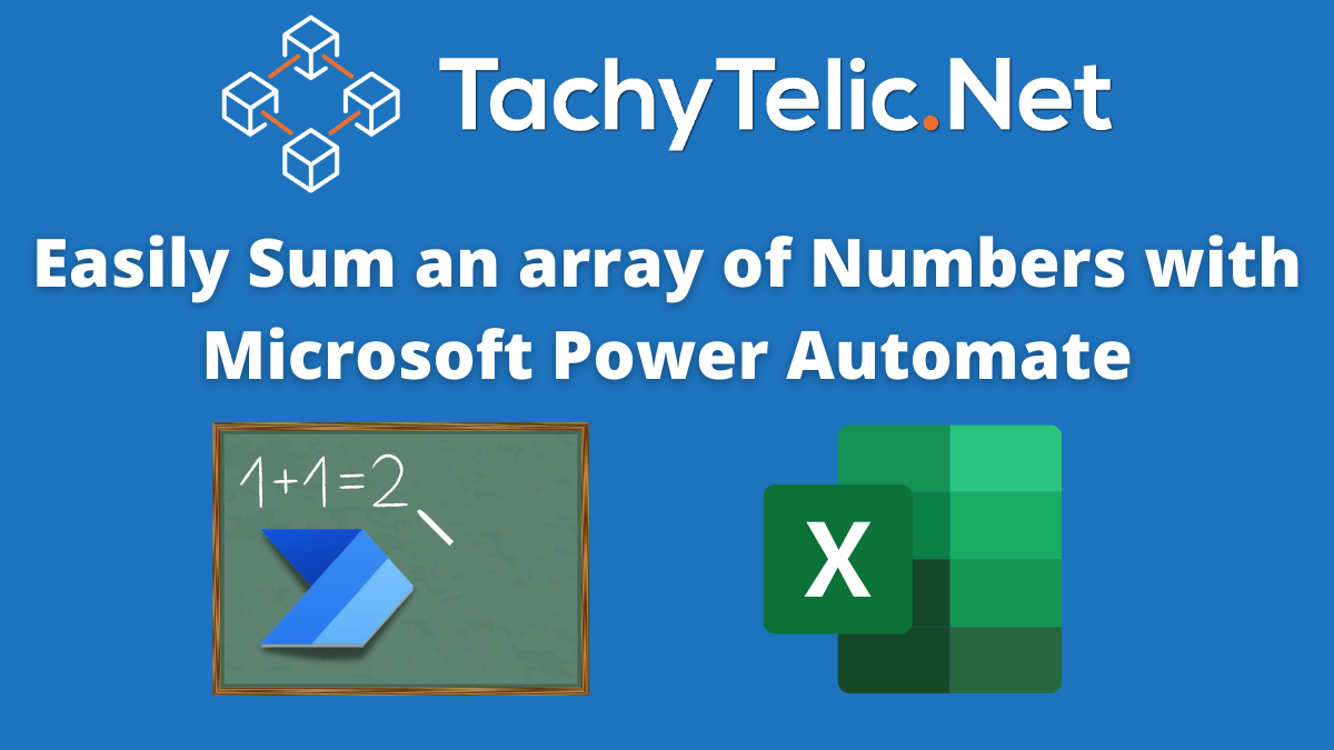 How To Sum An Array Of Numbers In Power Automate